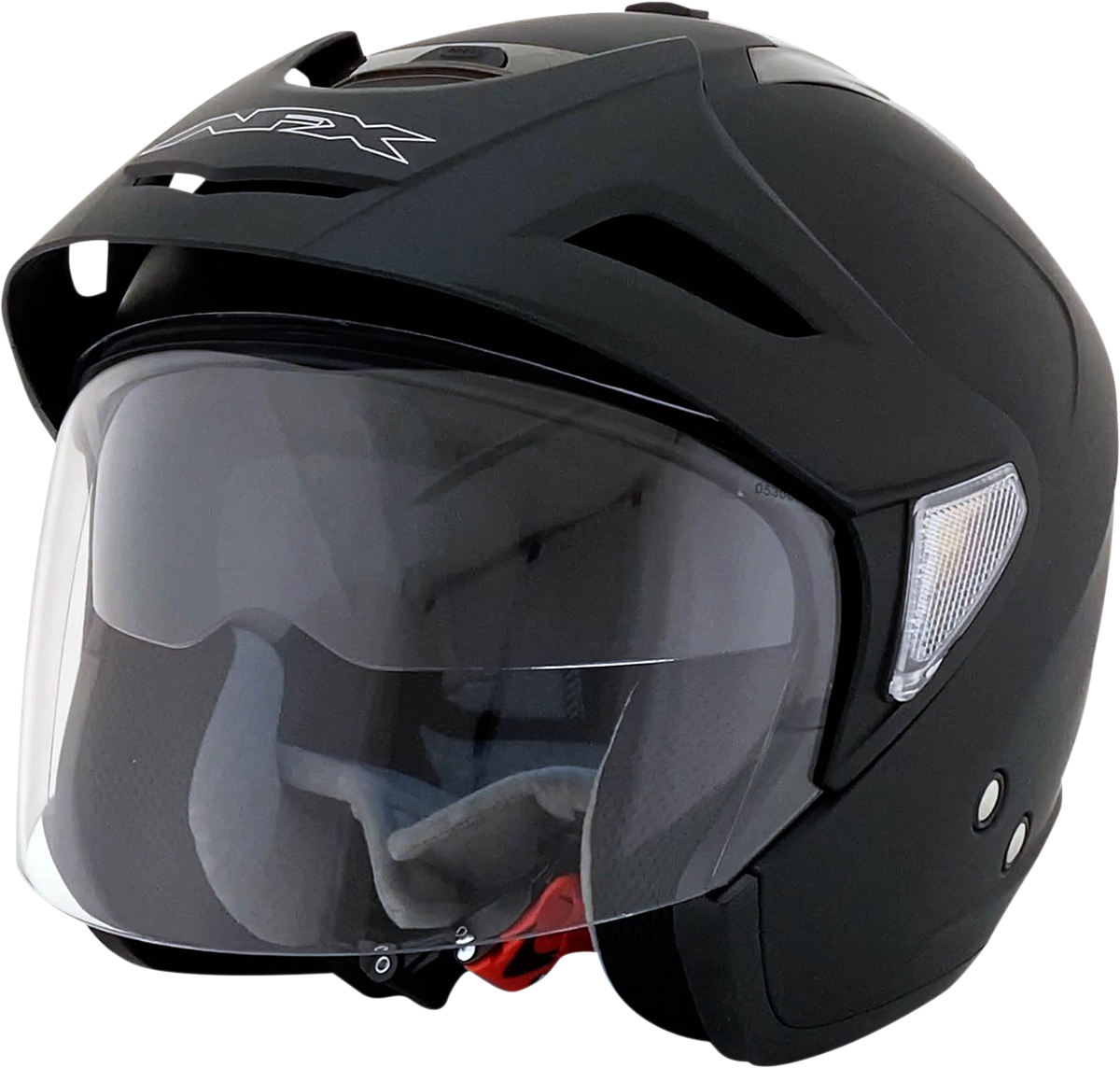Bill's Exhausts AFX FX-50 helmet in matte black, 2XL size, featuring a sleek motorcycle helmet design.