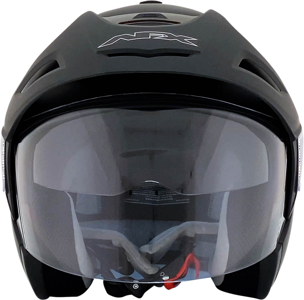 Bill's Exhausts AFX FX-50 helmet in matte black, 2XL size, featuring a sleek design and secure fit.