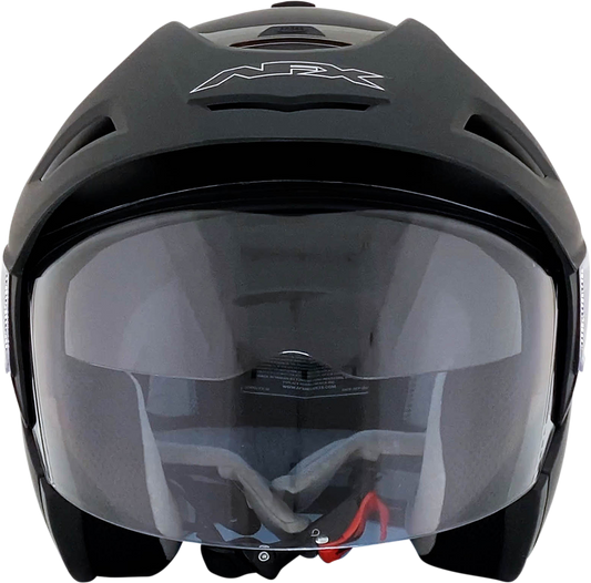 Bill's Exhausts AFX FX-50 helmet in matte black, 2XL size, featuring a sleek design and secure fit.