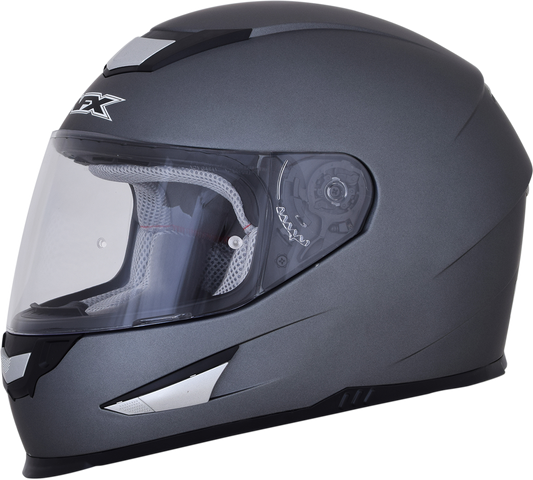 Bill's Exhausts AFX FX-99 Helmet in Frost Gray, 2XL, showing the sleek motorcycle helmet with ventilation and secure strap features.