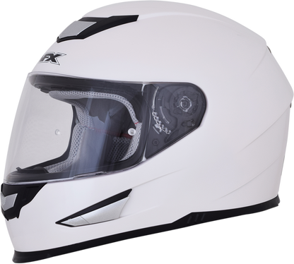 Pearl white AFX FX-99 helmet in large size, featuring a sleek design and full-face coverage from Bill's Exhausts.