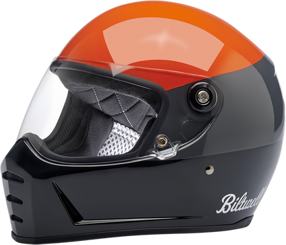 BILTWELL Lane Splitter Helmet - Gloss Podium Orange/Gray/Black - Medium 1004-550-103 - Howling Moto