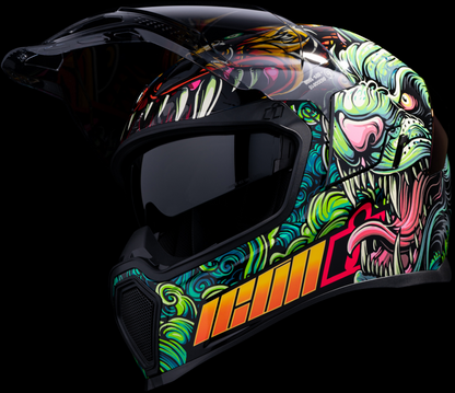 Blue ICON Airflite™ Helmet CSF23 in 3XL size, featuring a sleek helmet design for motorcycle riders.
