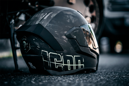 Black ICON Airflite™ helmet with MIPS® protection, small size, shown from the front on a neutral background.