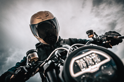 Icon Airflite™ Helmet in Jewel Gold with MIPS® technology, 2XL size, designed for safety and stylish protection.