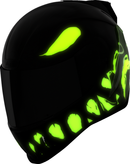 Bill's Exhausts ICON Airform™ Helmet Manik'RR MIPS dark black XS helmet with aerodynamic design and secure fit.