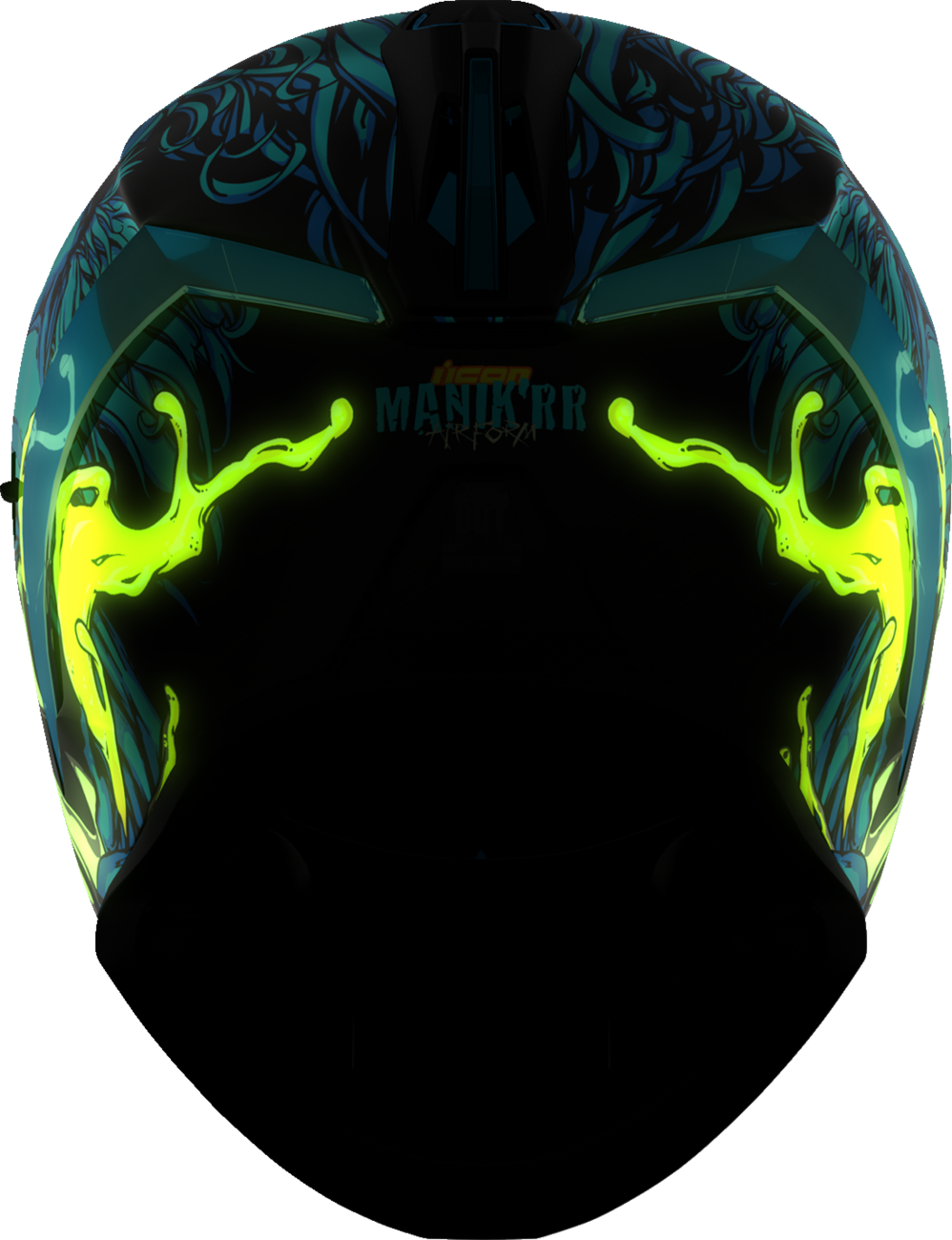 Light blue ICON Airform™ Helmet Manik'RR MIPS® in small size, featuring sleek helmet design with brand logo and safety features.