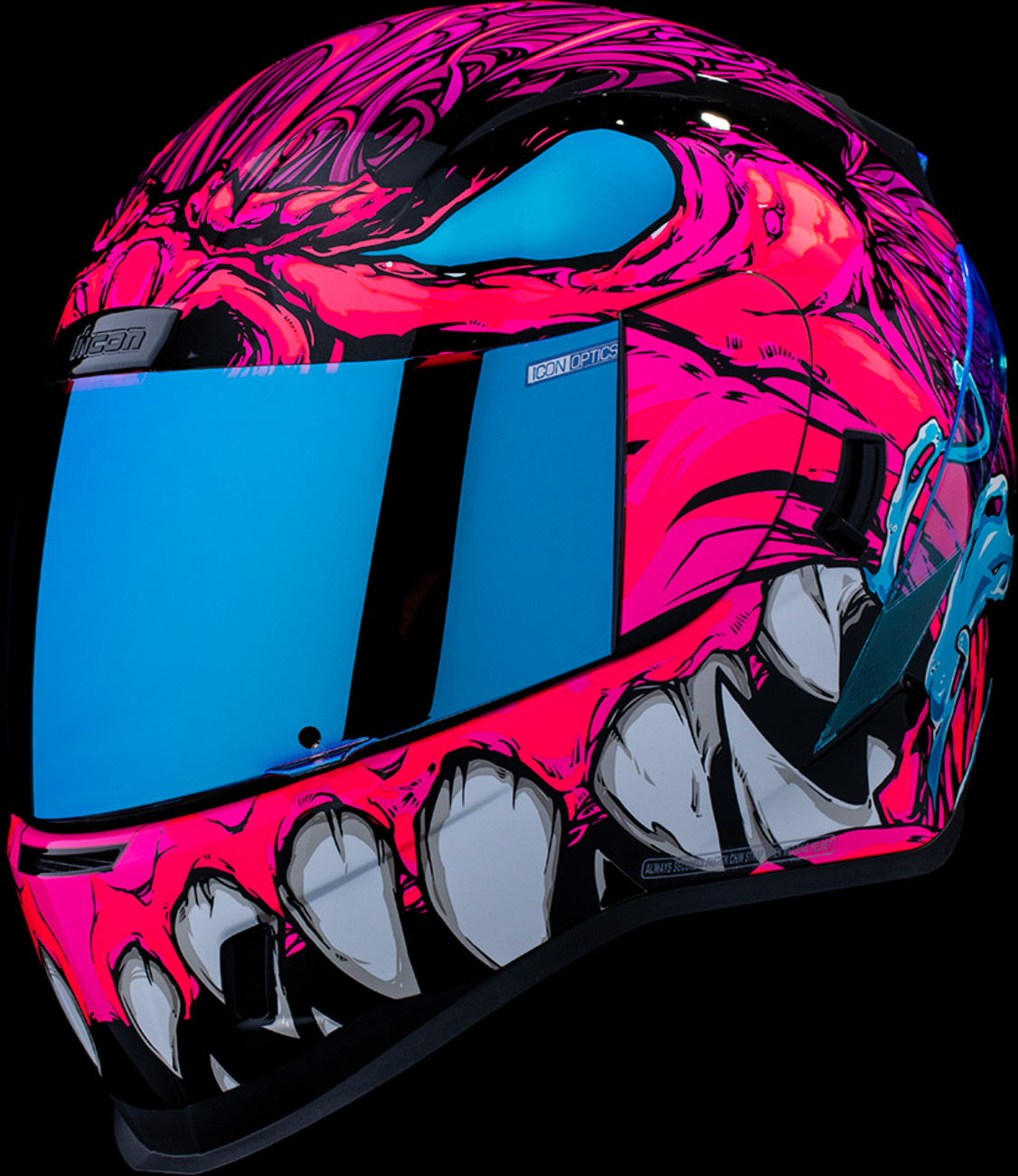 Pink ICON Airform™ Helmet Manik'RR MIPS® in 2XL size, featuring a sleek design and adjustable straps for safety and comfort.