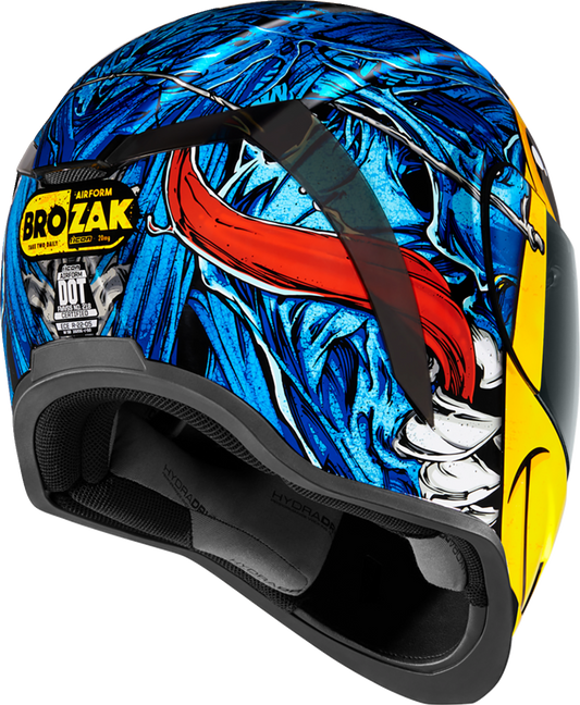 Blue ICON Airform™ MIPS helmet in large size, featuring sleek design and secure fit, designed for safety and comfort.