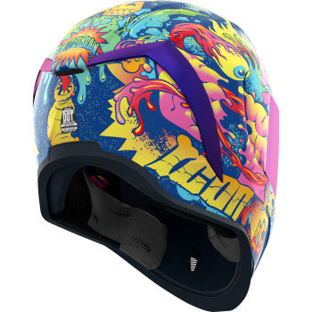 ICON Airform™ Helmet Scatterbrain MIPS purple helmet for medium-sized head, featuring stylish design and safety features.