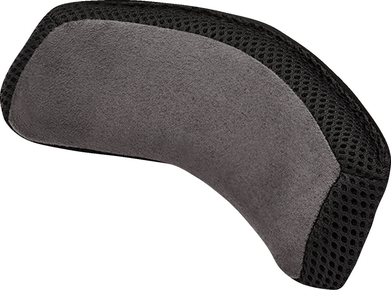 Black and gray 100% Aircraft 2 Neck Roll helmet part by Bill's Exhausts, designed for motorcycle helmets.