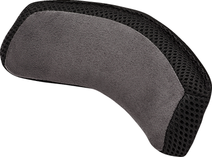 Black and gray 100% Aircraft 2 Neck Roll helmet part by Bill's Exhausts, designed for motorcycle helmets.