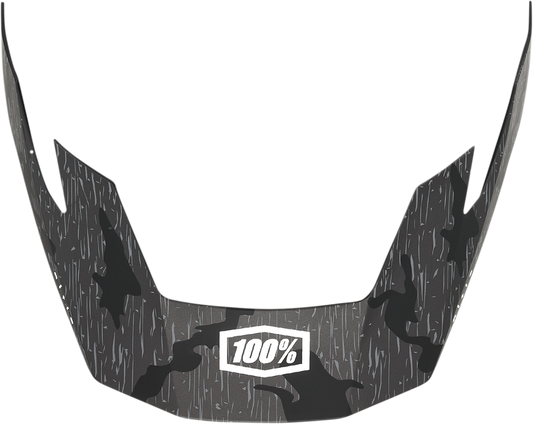 Bill's Exhausts 100% Altis visor in camo for helmets, showcasing a camouflage helmet visor with adjustable fit.
