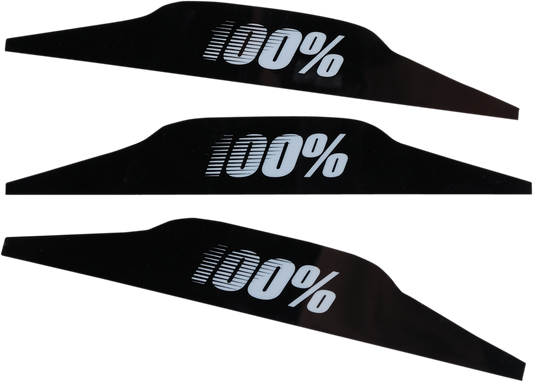 Set of three SVS mudflaps by Bill's Exhausts, helmet parts accessory, durable black rubber mudflaps for vehicle protection.
