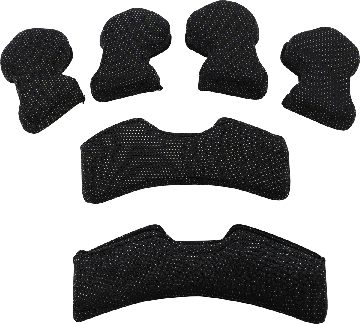 Bill's Exhausts 100% Trajecta Cheek Pads Thin 89022-00001 for helmet parts, showing the lightweight, padded cheek area of the helmet.