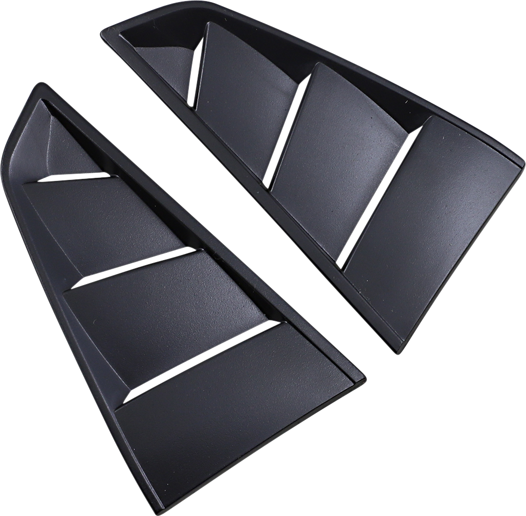 Alpinestars SM5 top side vents in black, helmet parts for enhanced airflow and ventilation.