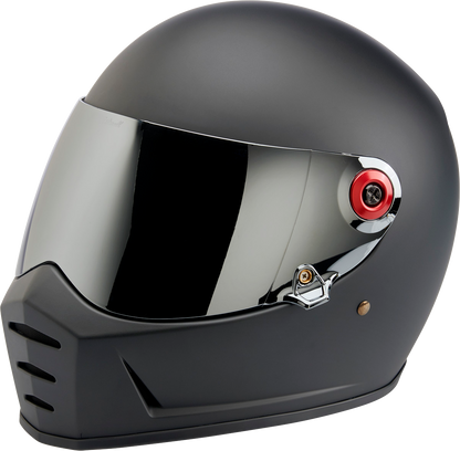 BILTWELL Gen 2 Helmet Hardware Kit with black screw and red baseplate for Bill's Exhausts helmets, part 0034-150-64.