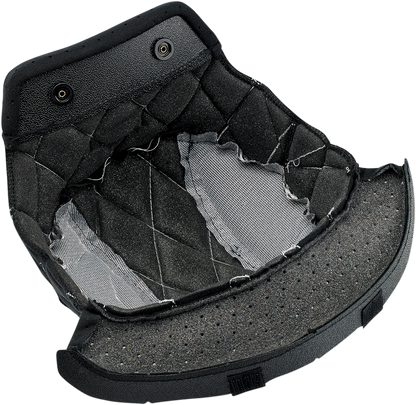 BILTWELL Gringo/Gringo S helmet liner in black and silver, 2XL size, designed for Biltwell helmets.