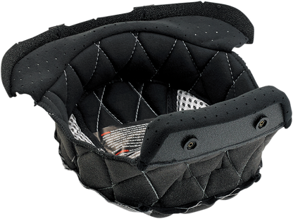 Black and silver BILTWELL Gringo/Gringo S helmet liner in XL size, featuring padding and interior components for helmet comfort.