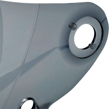 BILTWELL Lane Splitter Shield Gen 2 in smoke, motorcycle helmet accessory, designed for BILTWELL helmets for rider protection.
