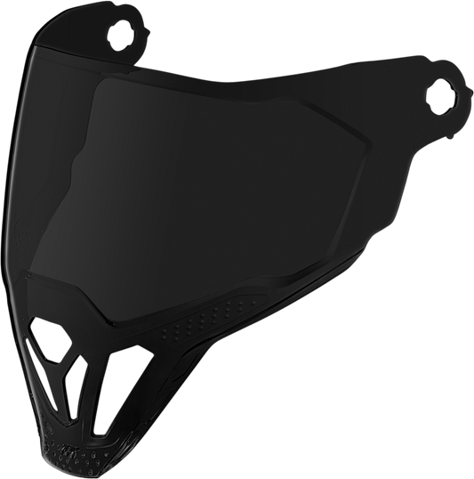 ICON Airflite™ ForceShield™ dark smoke helmet face shield for motorcycle helmets, made by Bill's Exhausts.