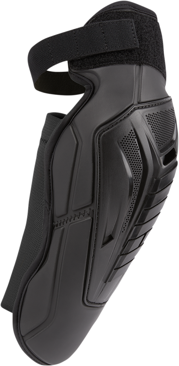 Black ICON Field Armor 3™ Elbow Pads for helmets, size L/XL, designed for protection and durability.