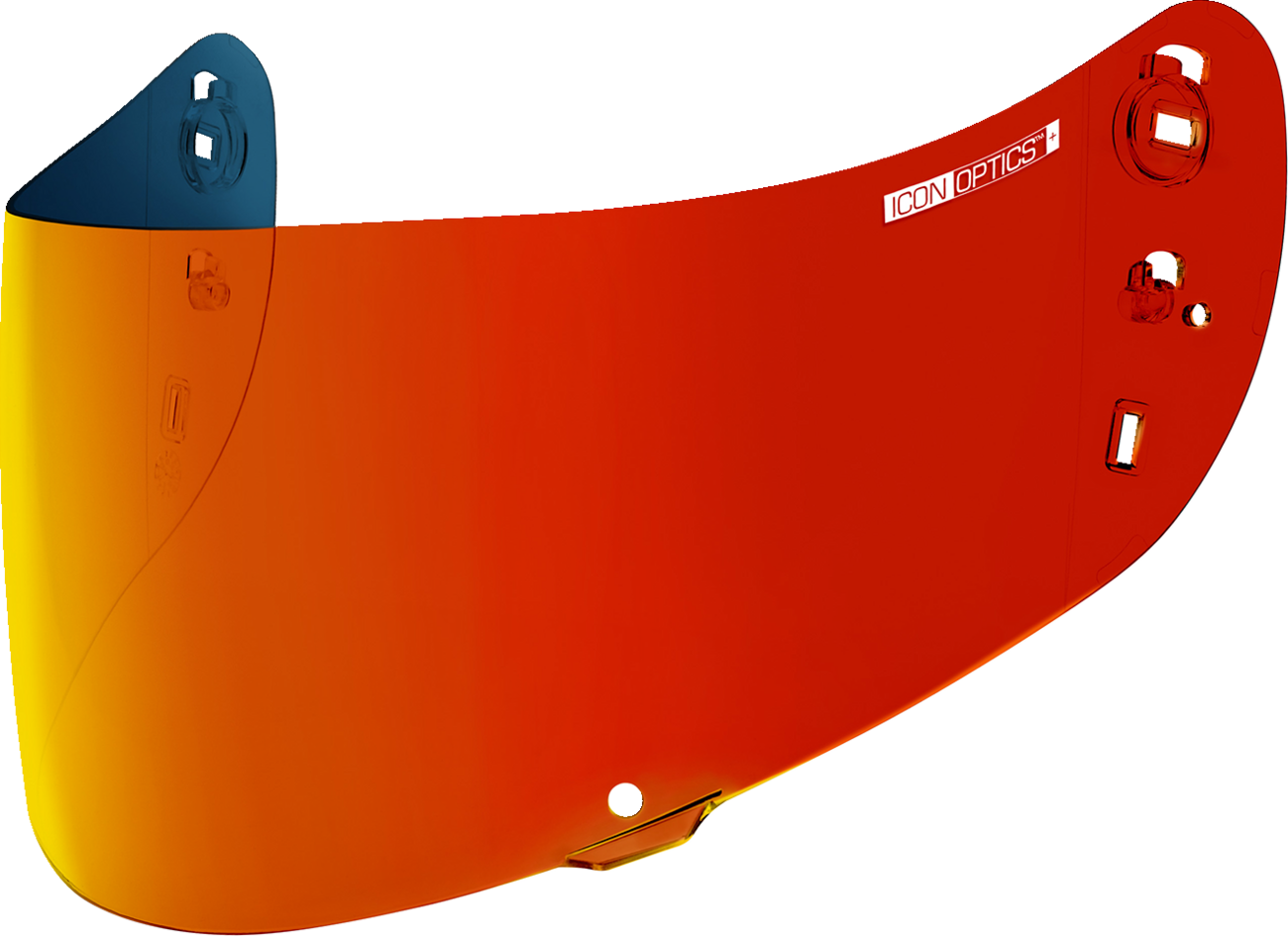 ICON Optics Airframe Pro/Airform/Airmada helmet shield in RST Sunset 0130-1159 showing tinted, protective motorcycle helmet visor.