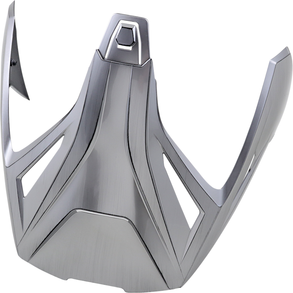 Bill's Exhausts ICON Variant Pro™ Quicksilver Silver helmet visor, clear and reflective, designed for helmet protection and style.