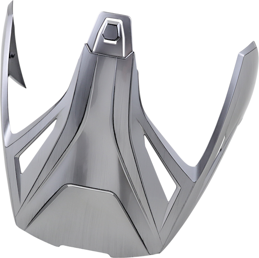 Bill's Exhausts ICON Variant Pro™ Quicksilver Silver helmet visor, clear and reflective, designed for helmet protection and style.