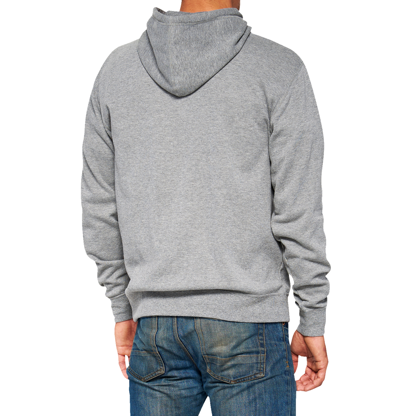 Gray Bill's Exhausts 100% Icon Pullover Hoodie, large size, soft fabric, front logo design, casual comfortable hoodie.