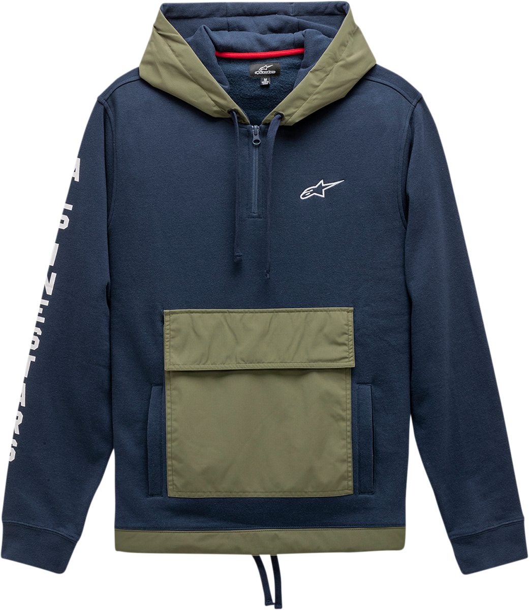 ALPINESTARS Explorer Hoodie - Navy - Medium 12115220070M - Howling Moto