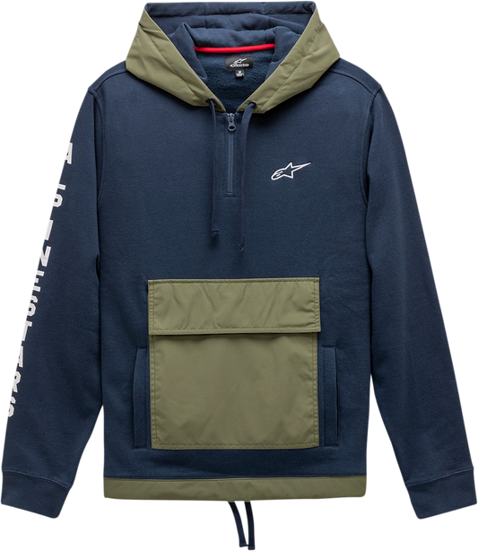 ALPINESTARS Explorer Hoodie - Navy - Medium 12115220070M - Howling Moto
