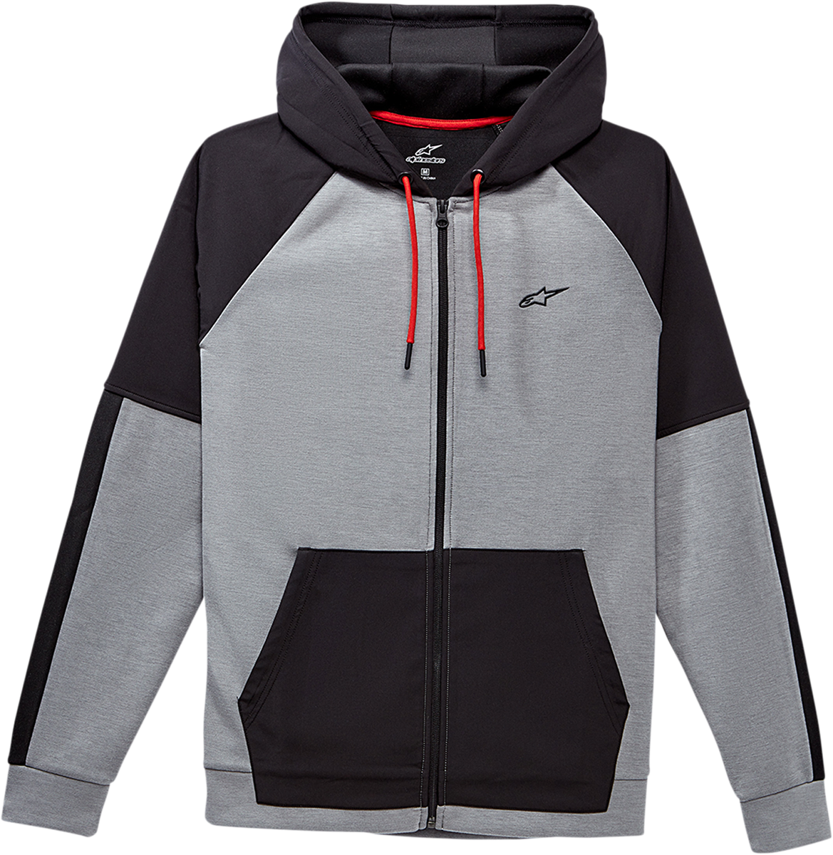 ALPINESTARS Talon Hoodie in Heather Gray, large size, casual hoodie with brand logo, comfortable fit, and soft fabric.