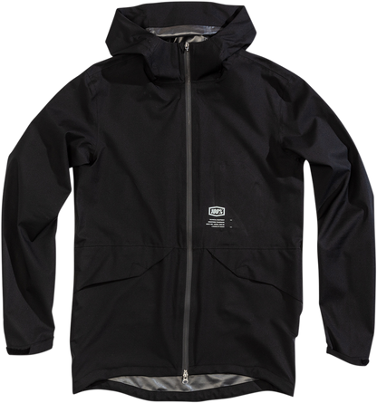 100% Hydromatic Parka - Black - Large 39009-001-12 - Howling Moto