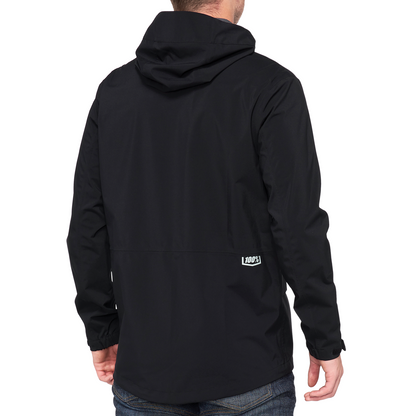 100% Hydromatic Parka - Black - Large 39009-001-12 - Howling Moto