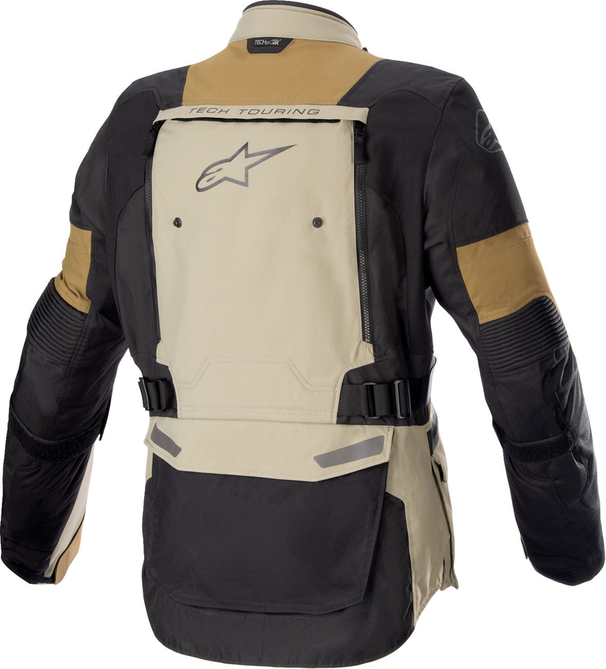 Alpinestars Bogota Pro Drystar® motorcycle jacket in black and gray, size XL, with protective armor and waterproof design.
