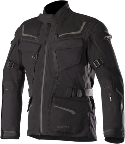 Alpinestars Revenant black jacket for men, small size, featuring sleek design and durable fabric for motorcycle riding.