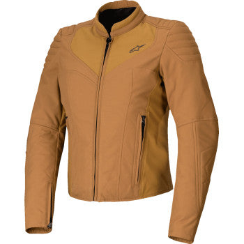 ALPINESTARS Stella Isla WR Jacket - Utility Brown/Light Gold - Large 3210425-8021-L - Howling Moto