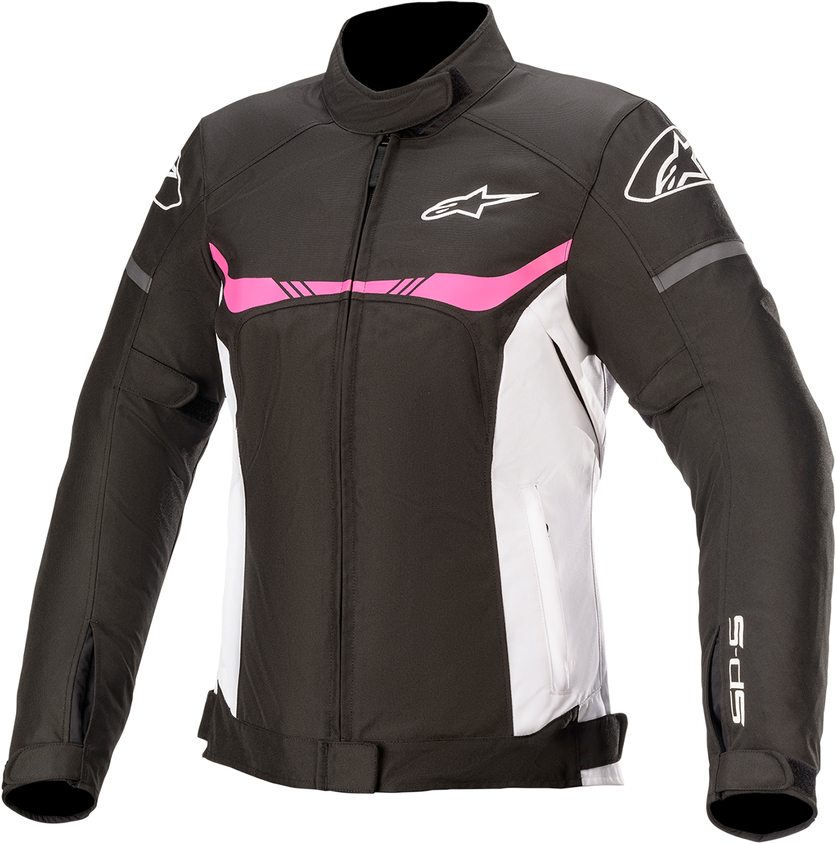 ALPINESTARS Stella T-SPS Jacket - Black/White - Medium 3210120-1239-M - Howling Moto