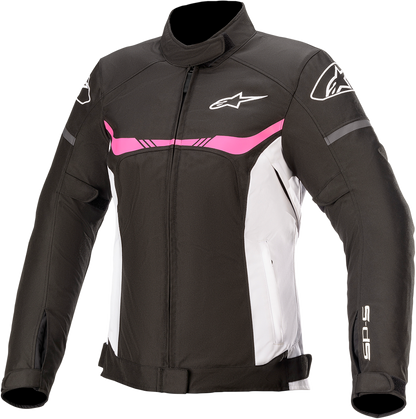 ALPINESTARS Stella T-SPS Jacket - Black/White - Medium 3210120-1239-M - Howling Moto