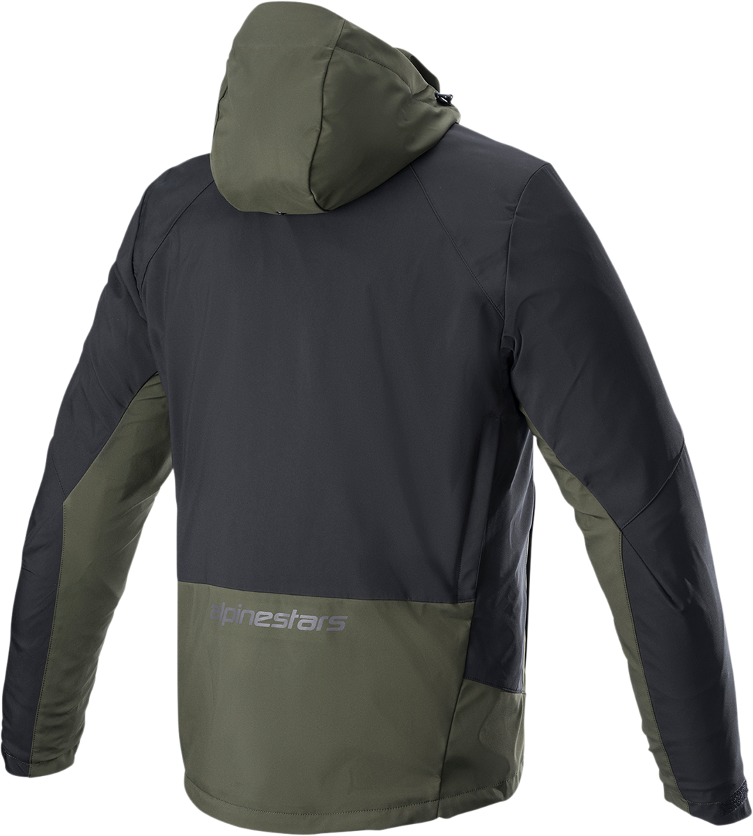 Alpinestars Stratos v2 Green Motorcycle Jacket in large size, featuring a sleek design and protective features.