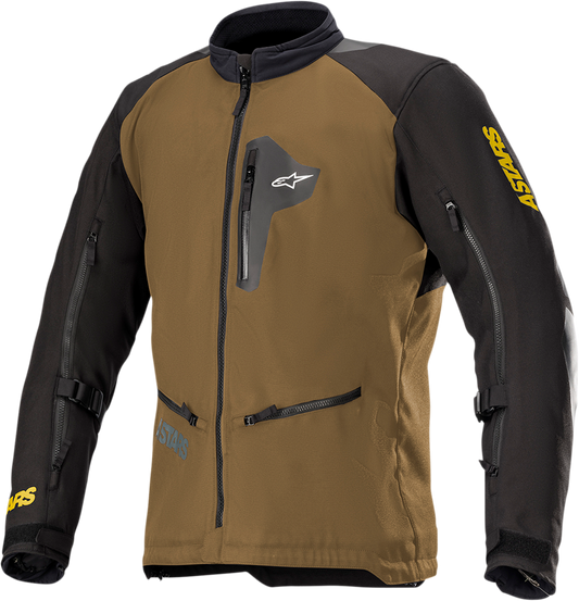 Alpinestars Venture XT Camel Jacket in large size, featuring rugged design and durable fabric, suitable for outdoor adventures.