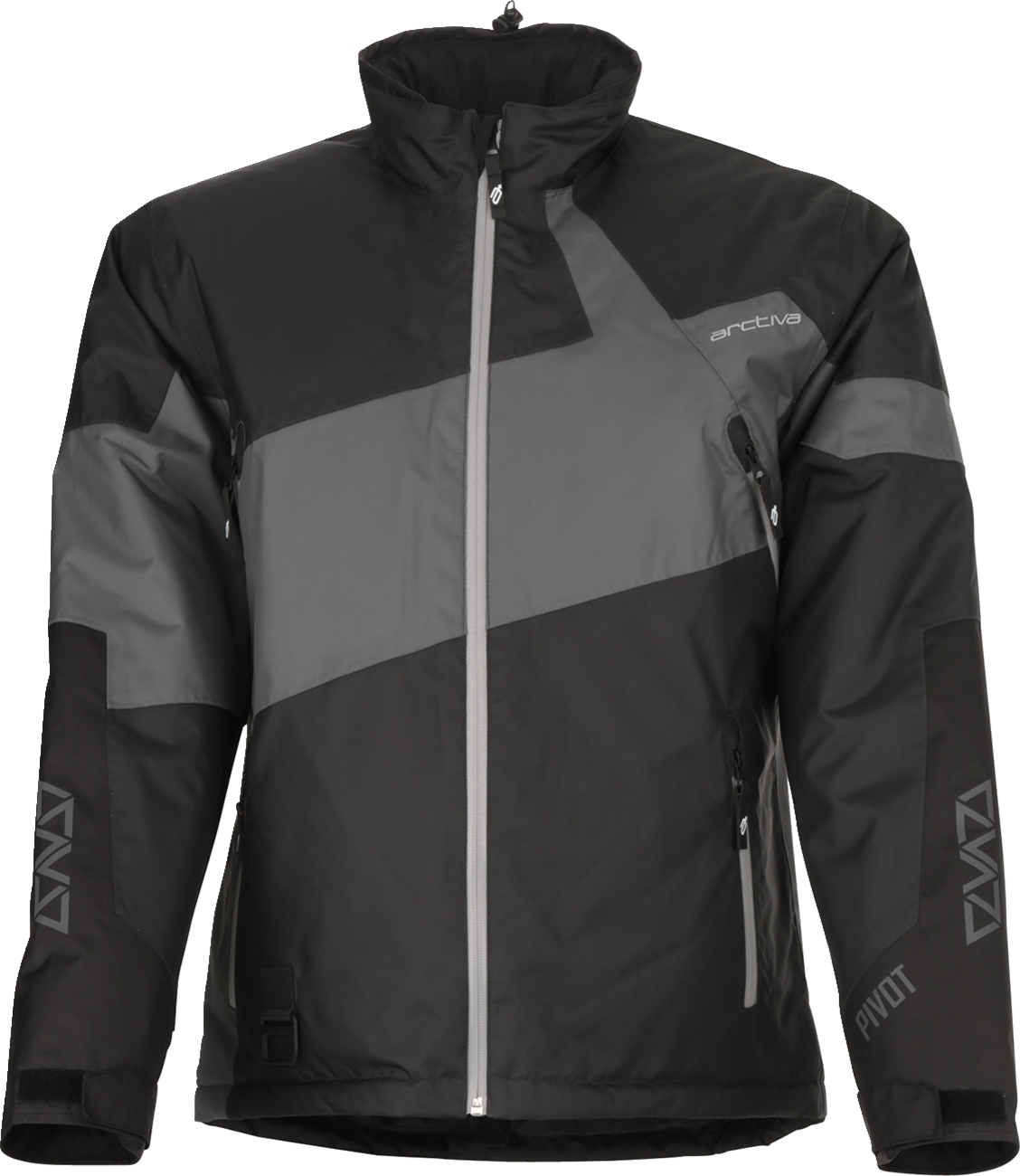 Bill's Exhausts ARCTIVA Pivot 6 Jacket in gray and black, 2XL, featuring a durable outdoor jacket design.