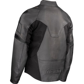 Bill's Exhausts ICON Contra3™ Rizz Rizz jacket in stealth black, small size, featuring sleek design and durable fabric.