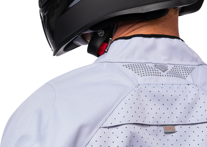 Bill's Exhausts ICON Mesh AF™ Jacket in black and white, XL size, featuring lightweight mesh fabric and stylish design.