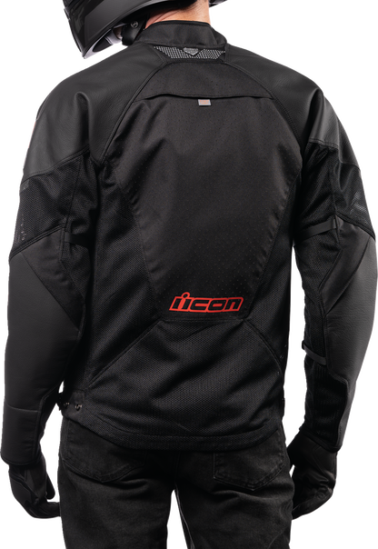 Bill's Exhausts ICON Mesh AF™ Leather Jacket in Slayer style, small size, featuring mesh and leather details.