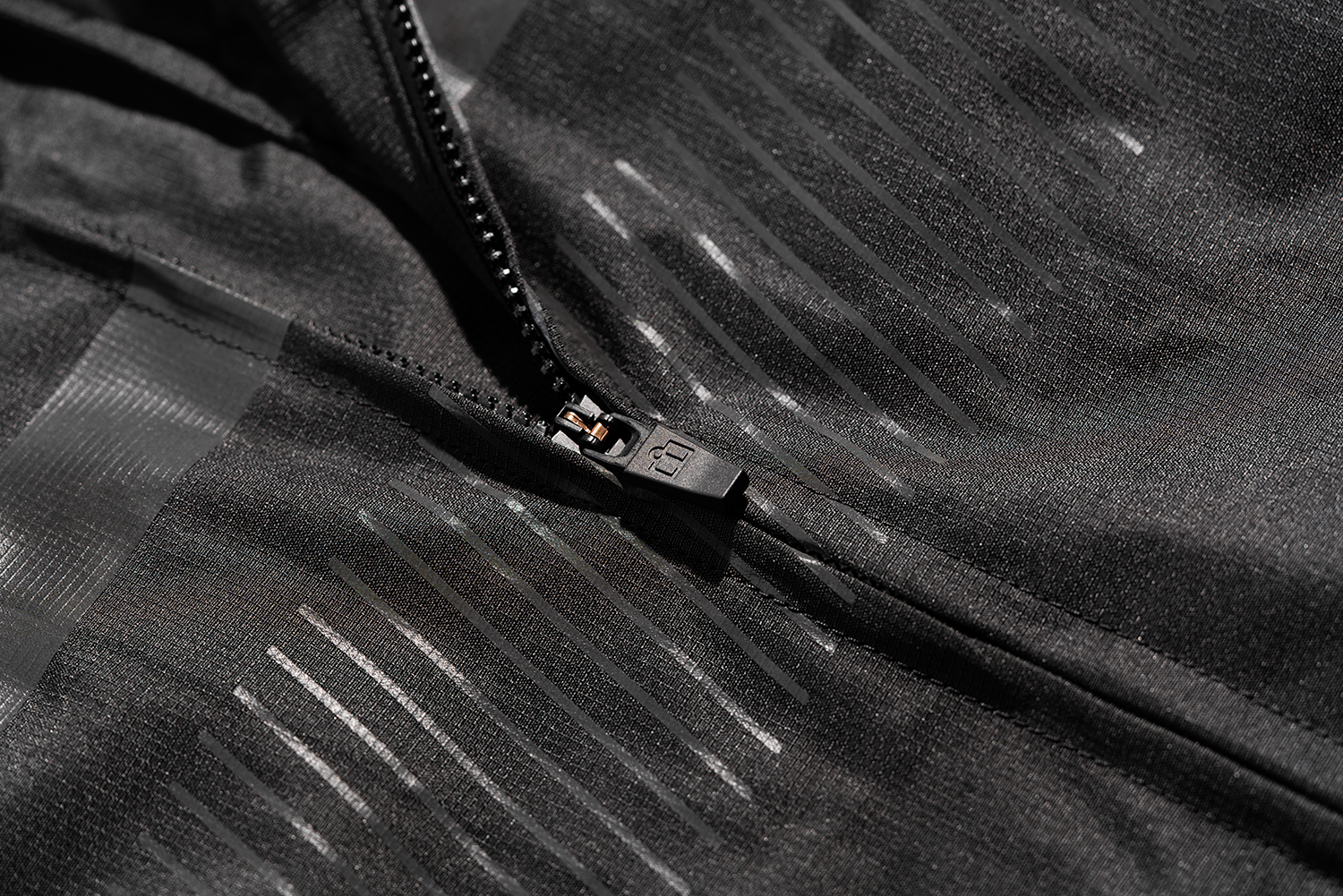 Black ICON PDX3™ jacket in XL from Bill's Exhausts, showcasing a stylish, fitted design with visible branding and detailed fabric texture.