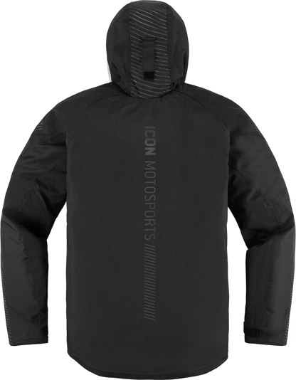Black ICON Women’s PDX3™ Jacket in XS, featuring sleek design and durable material, suitable for stylish and functional outdoor wear.