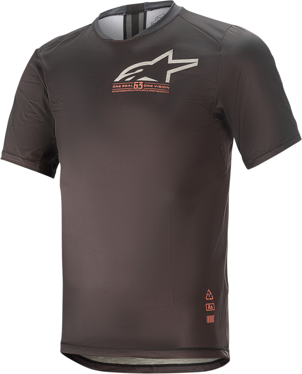 ALPINESTARS Alps 6.0 V2 Jersey - Short-Sleeve - Black/Coral - Large 1763921-1793-LG - Howling Moto