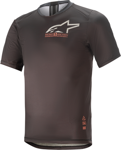 ALPINESTARS Alps 6.0 V2 Jersey - Short-Sleeve - Black/Coral - Large 1763921-1793-LG - Howling Moto